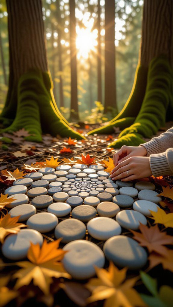 21 Art Therapy Projects For Stress Relief And Emotional Healing 7 nature inspired outdoor art