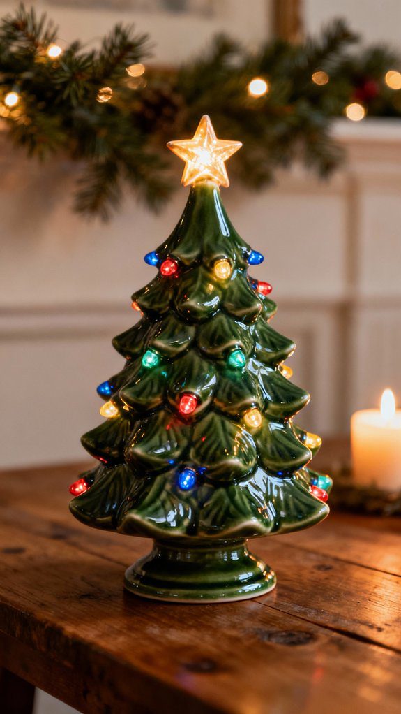 nostalgic holiday tabletop decoration