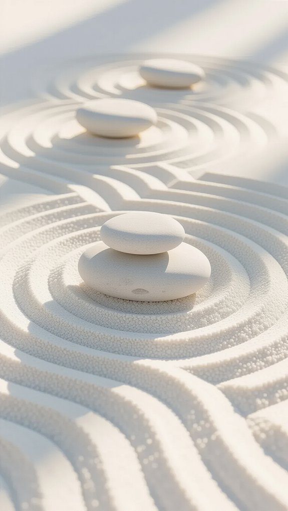 organic stone placement design