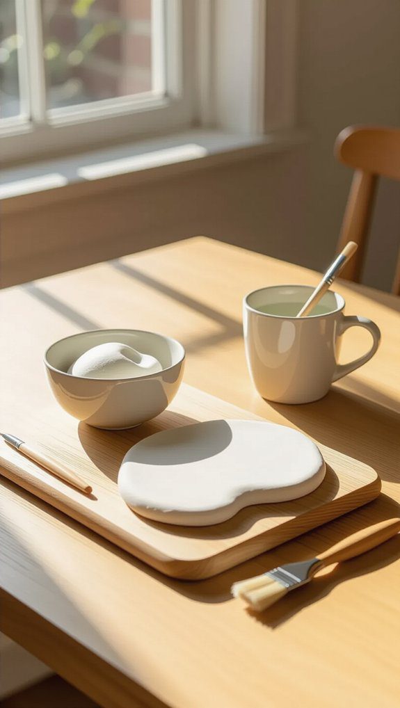 How to Make Air Dry Clay Crafts A Complete Beginner Guide 3 organized clean prepared workspace