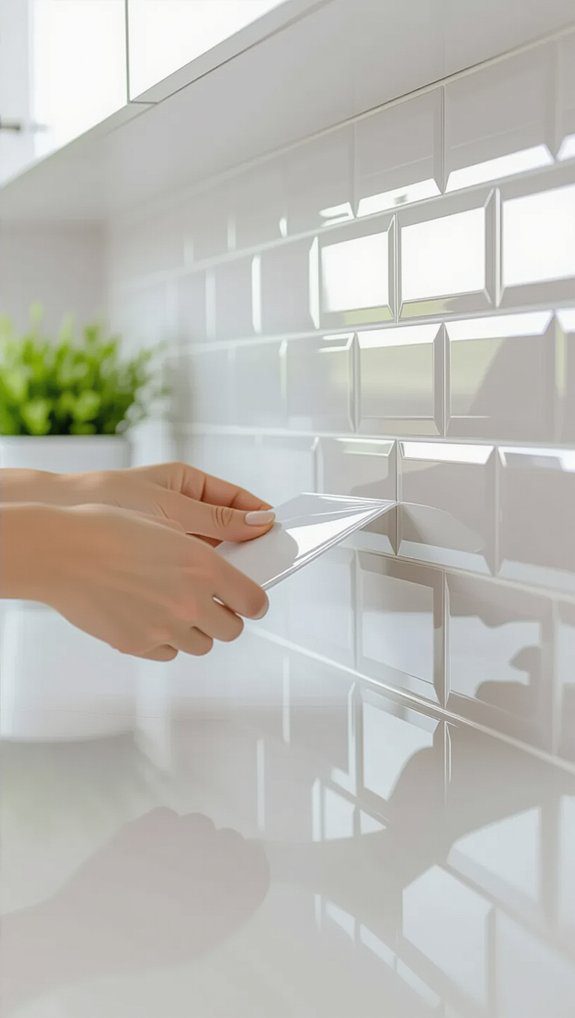peel and stick backsplash