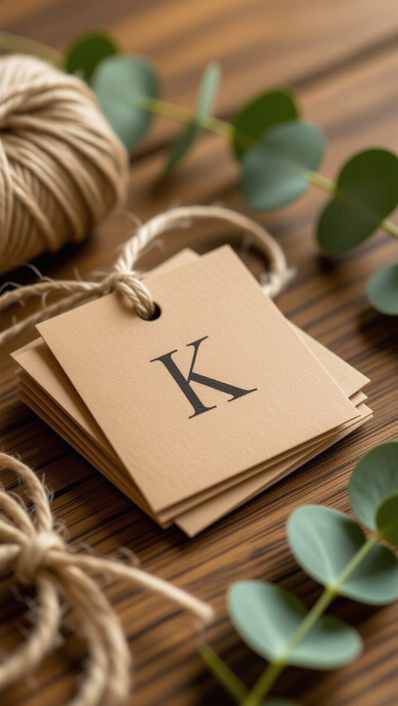 personalized gift wrapping tags