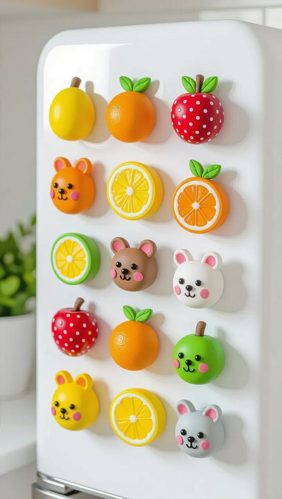 polymer clay magnet creations