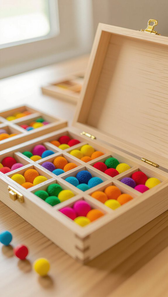 pom pom color matching game