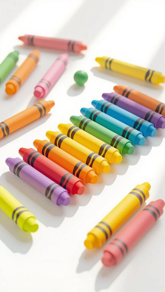 recycling crayons into shapes