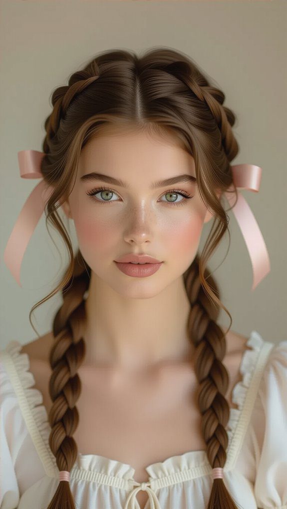 romantic milkmaid braid variations
