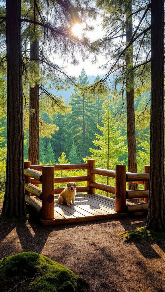 23 DIY Dog Run Ideas Build a Safe Backyard Space For Your Pup 14 rustic dog run adventure