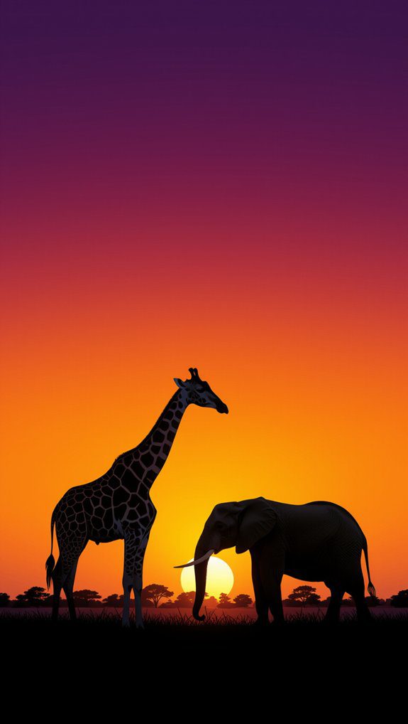 safari animal pottery designs