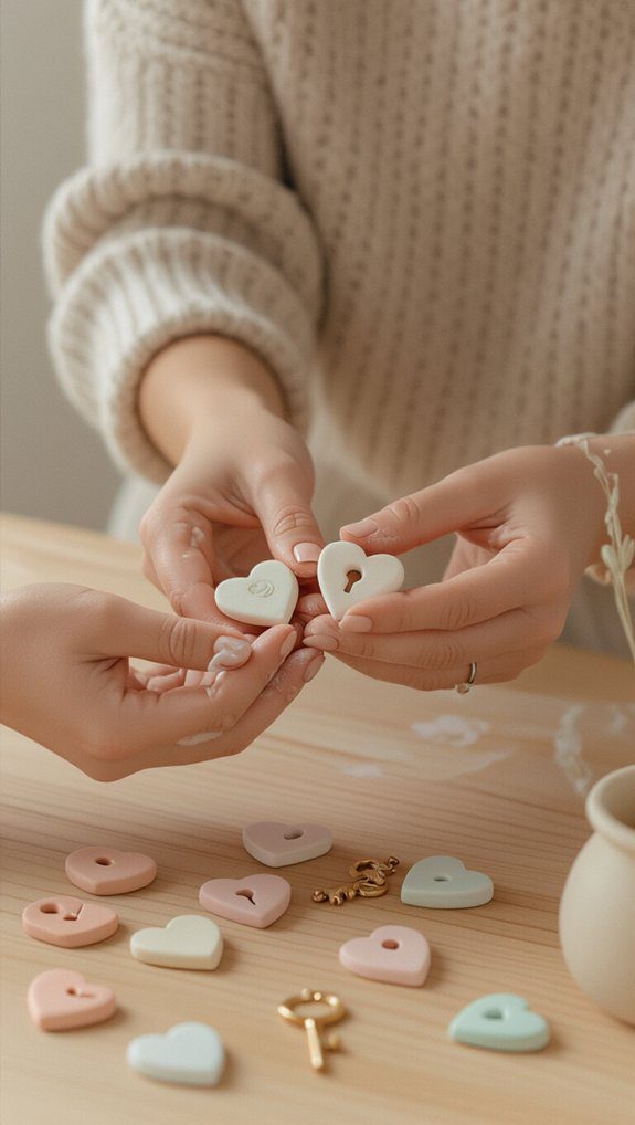 15 Clay Date Ideas Cute and Creative Pottery Activities 7 secret love token crafting