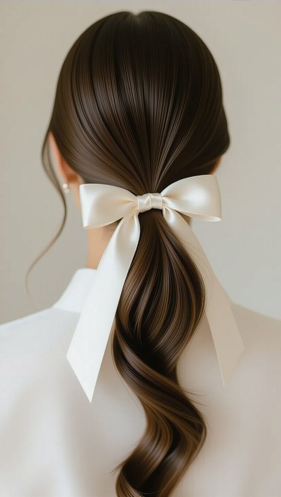 sleek high ponytail elegance