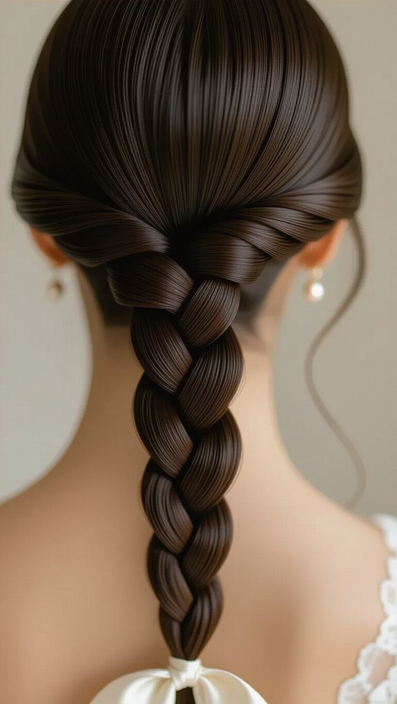 sleek polished braid tutorial