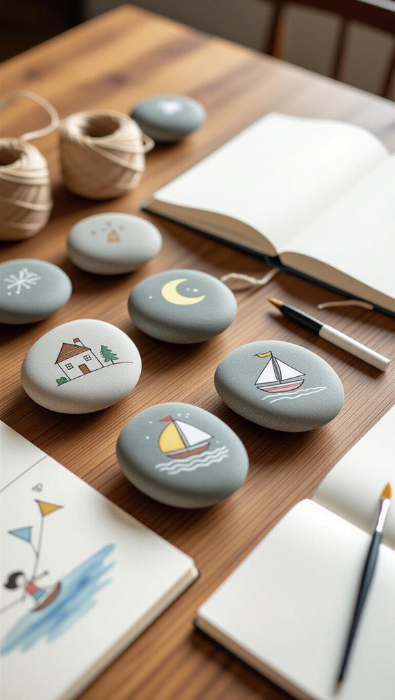 21 Art Therapy Projects For Stress Relief And Emotional Healing 10 storytelling through painted stones