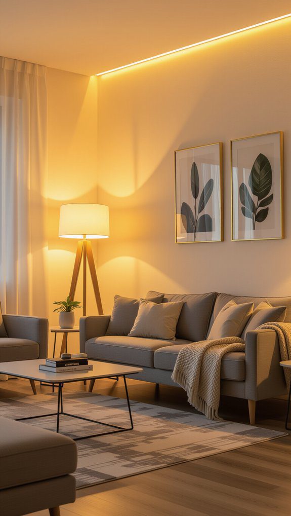 stylish lighting enhances ambiance