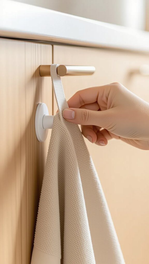 20 How to Make Hanging Kitchen Towels DIY Pattern 17 stylish secure attachment alternatives