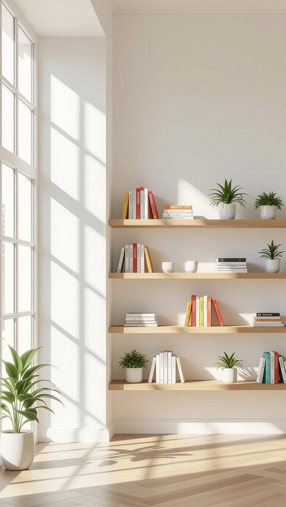 28 Simple DIY Bookshelf Ideas to Show Off Your Collection 22 stylish vertical storage solution