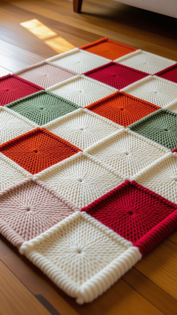 sweater rug diy guide