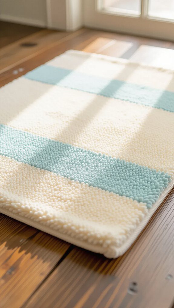 thrifted rug layering project