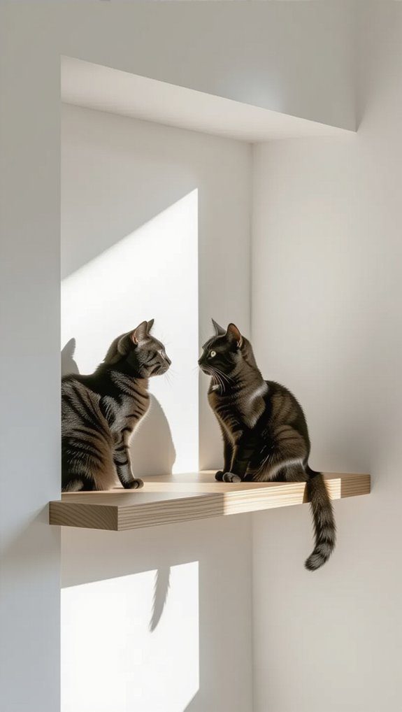Cat Wall Shelves Modern Designs That Cats And Homeowners Love 14 transform tight corners creatively