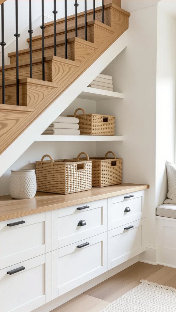 25 DIY Organizing Projects for the Home Easy Solutions 23 under stairs storage solutions