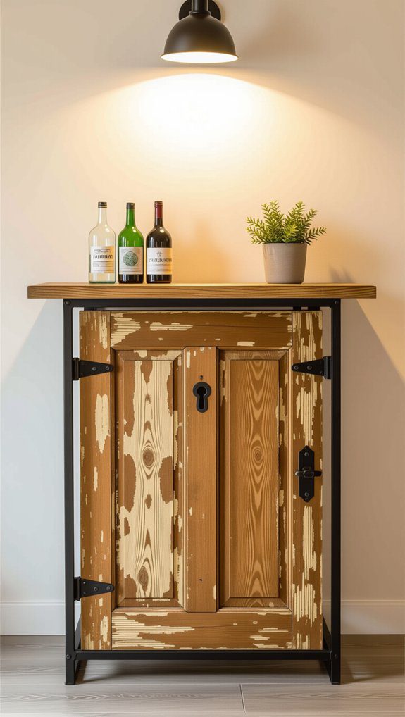 upcycled bar counter project