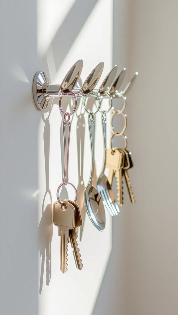 20 Key Holder Ideas Creative DIY Designs For Every Home 9 upcycled forks and spoons