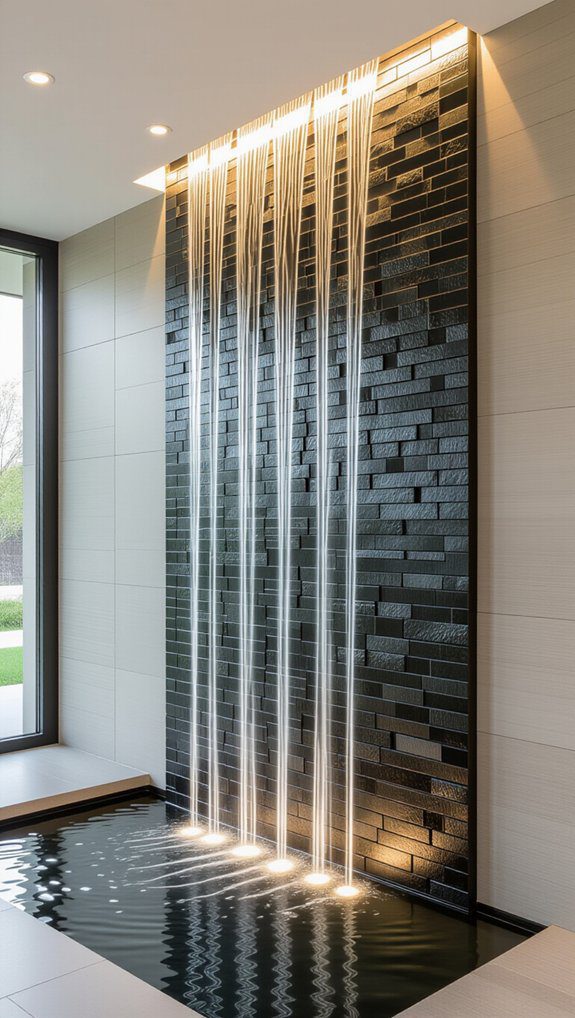 waterfall cascade cat shelves