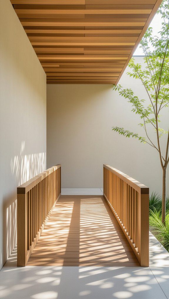 Cat Wall Shelves Modern Designs That Cats And Homeowners Love 6 wooden bridge enhances cat playground