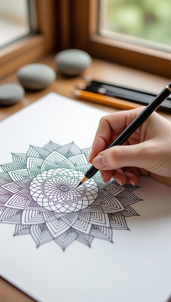 21 Art Therapy Projects For Stress Relief And Emotional Healing 12 zentangle art promotes mindfulness