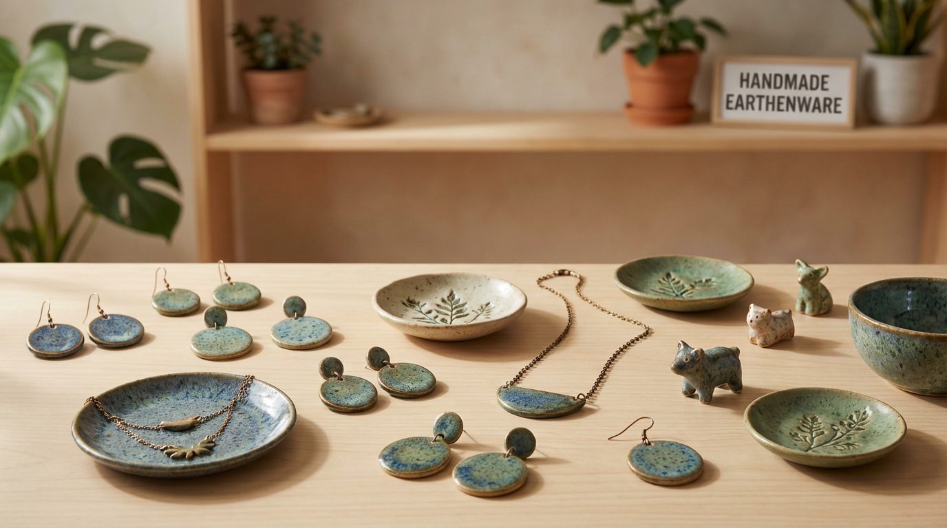 The Ultimate Glaze Air Dry Clay Guide (2026) 7 Water droplets sitting on a well-glazed clay surface