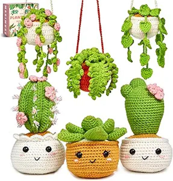 amigurumi plants crochet kit