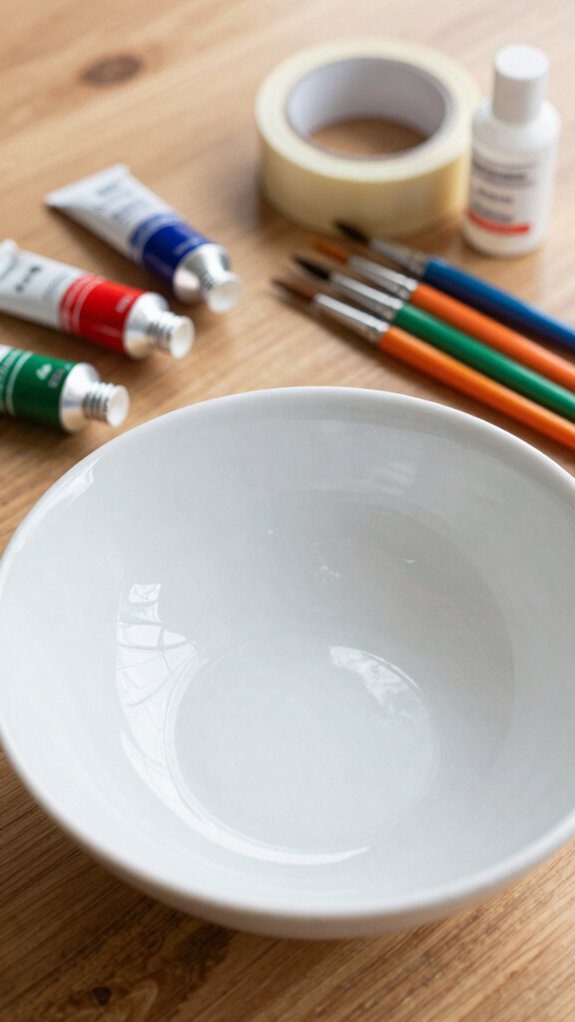 10 Simple Ceramic Bowl Painting Ideas Using Acrylic Paint 3 art supplies for painting