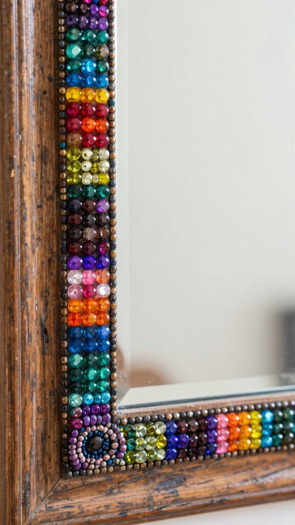 bead embellishment for mirrors