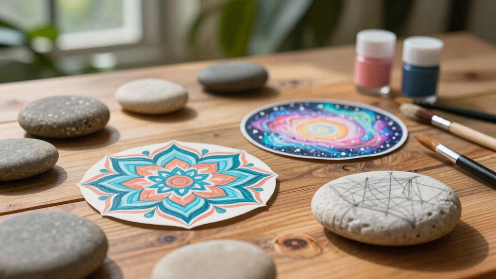 beginner rock painting ideas