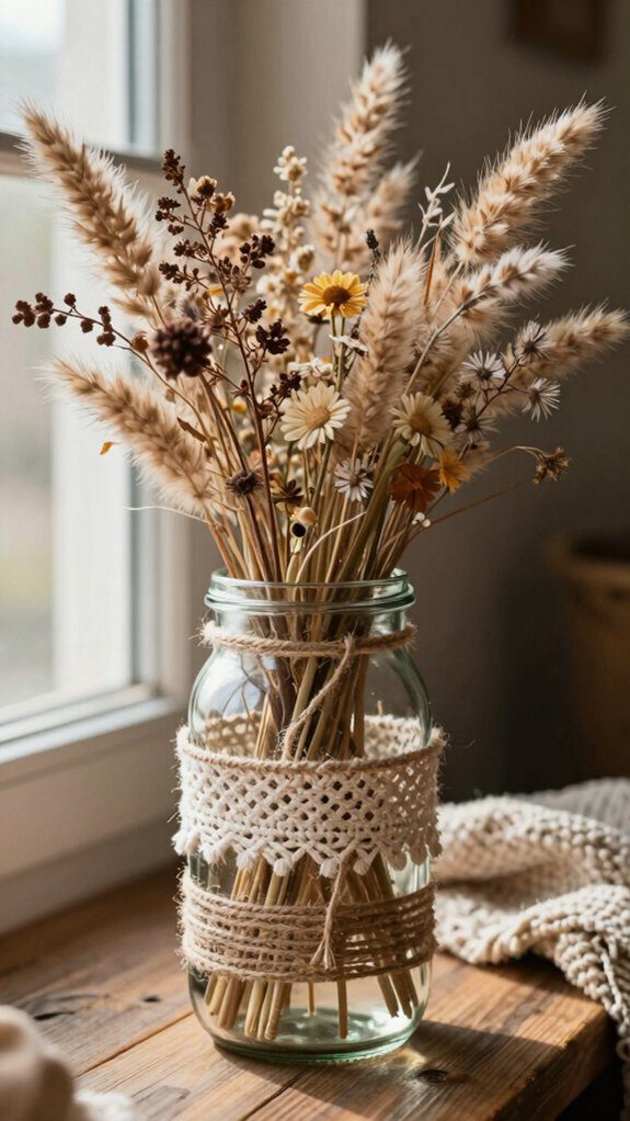 boho jar decor ideas