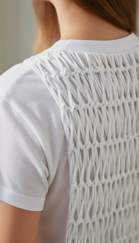 braided back t shirt transformation