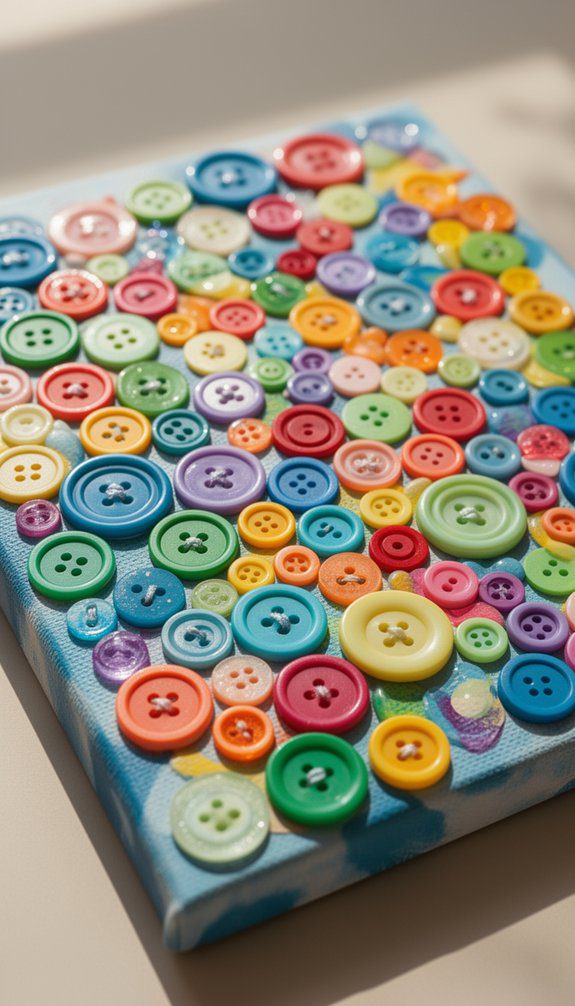 button art project together