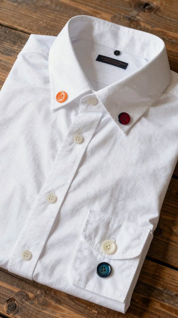 17 Upcycle Button Down Shirt Ideas for Easy Refashioning 11 button swap for personalization