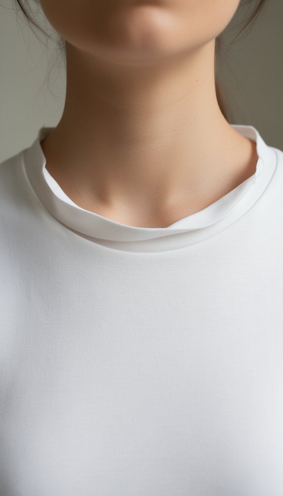 choker neckline t shirt tutorial