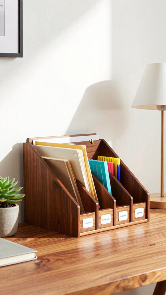 clutter free home office organization