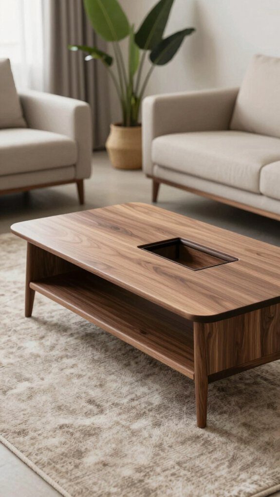 19 Unique Coffee Table Design Ideas That Stand Out Instantly 7 convertible coffee table features