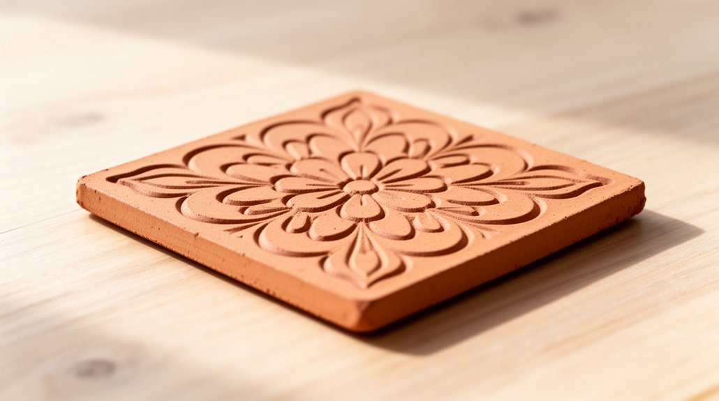 10 Quick Small Clay Projects for Beginners 9 craft personalized clay coasters