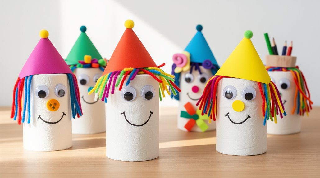 crafting toilet paper characters