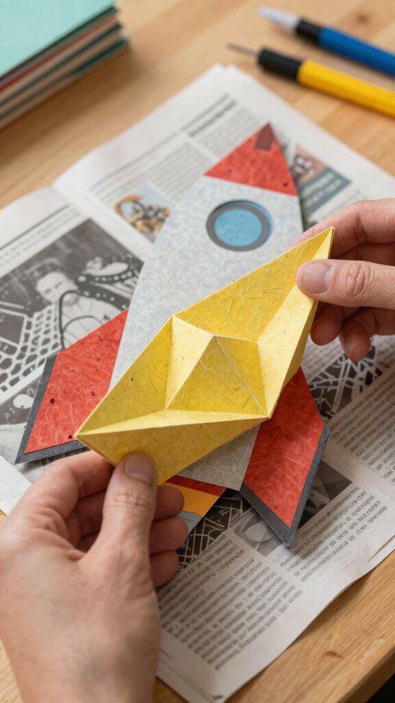 creative recycled rocket crafts