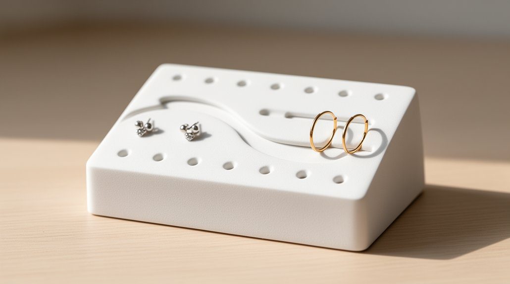 customizable earring holder design