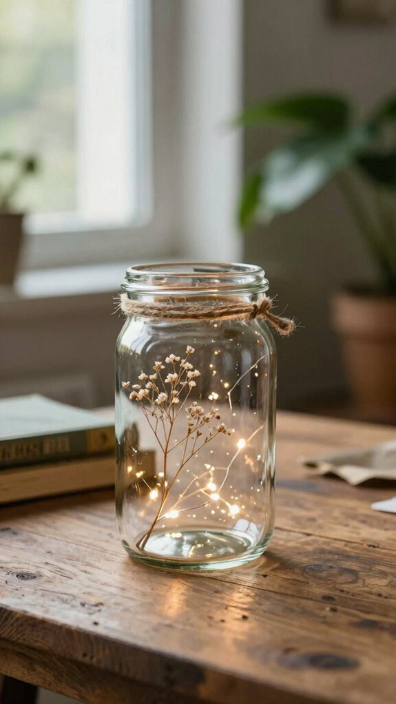 customizable glass jar centerpieces
