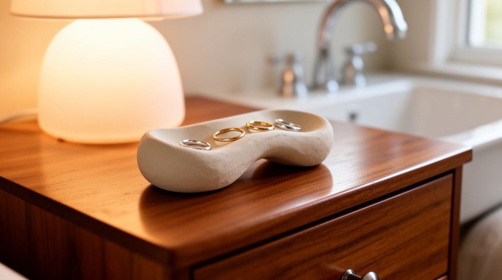 13 Easy Clay Crafts Air Dry for Beginners 13 diy clay ring holder