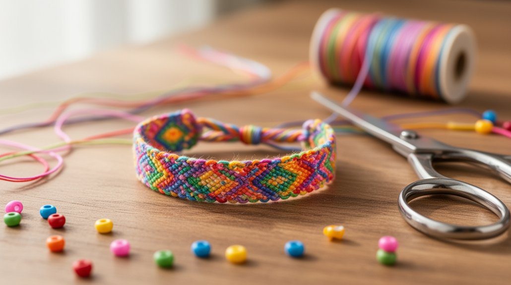 diy friendship bracelet making