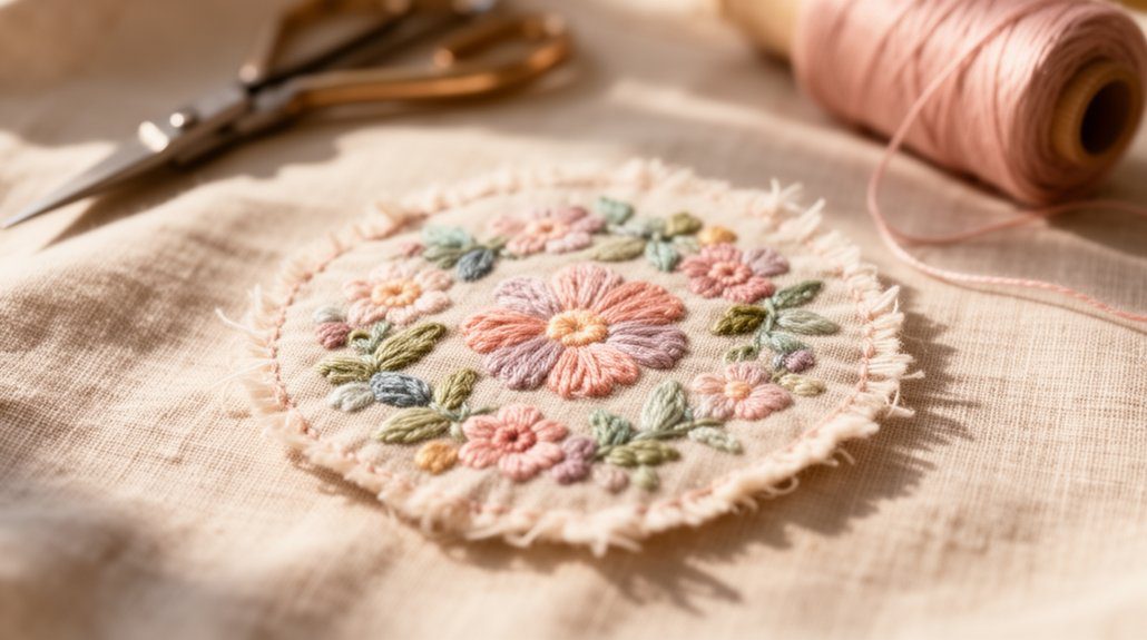 embroidered patch bestie gift