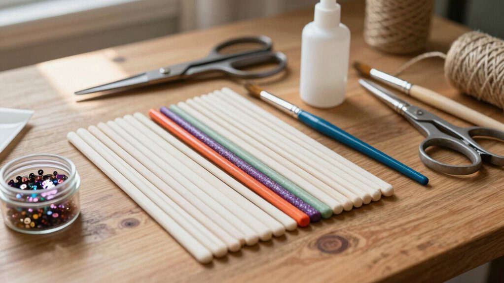 essential craft stick supplies