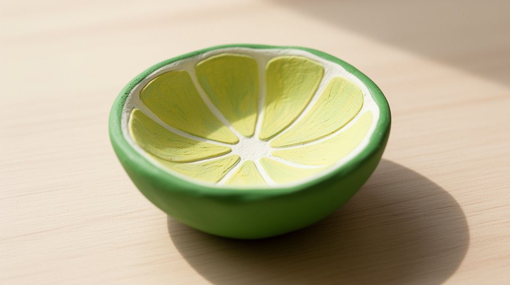 fresh zesty clay bowl